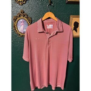 Chick-fil-A Oobe Polo Shirt Mens X-Large Red White Striped Hydrochill Golf Casua